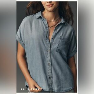 Cloth and Stone breezey button down blouse. Size M.